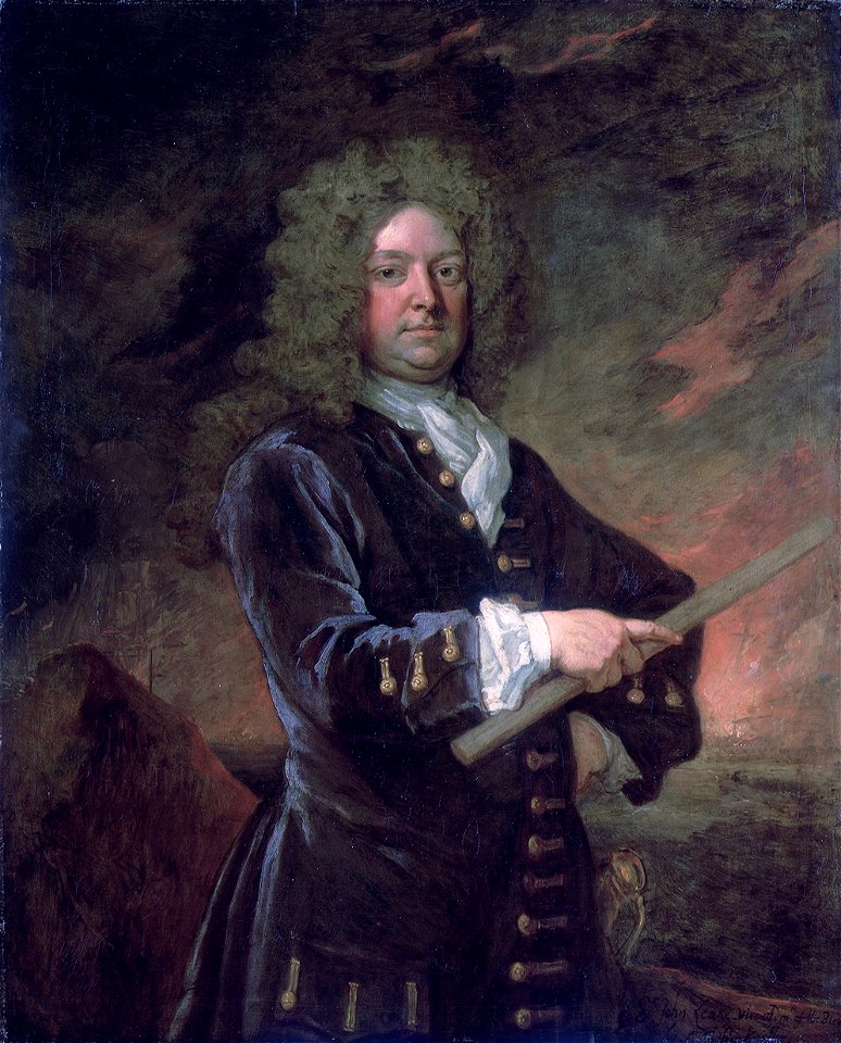 Vice-Admiral John Leake (1656-1720), by Godfrey Kneller