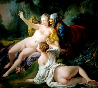 Vertumnus and Pomona by François Boucher (1740)