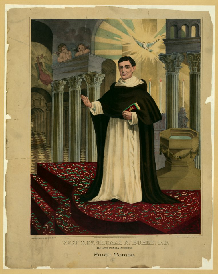 Very Rev. Thomas N. Burke, O.P. - the great patriot & Dominican - Santo Tomas LCCN2006680105
