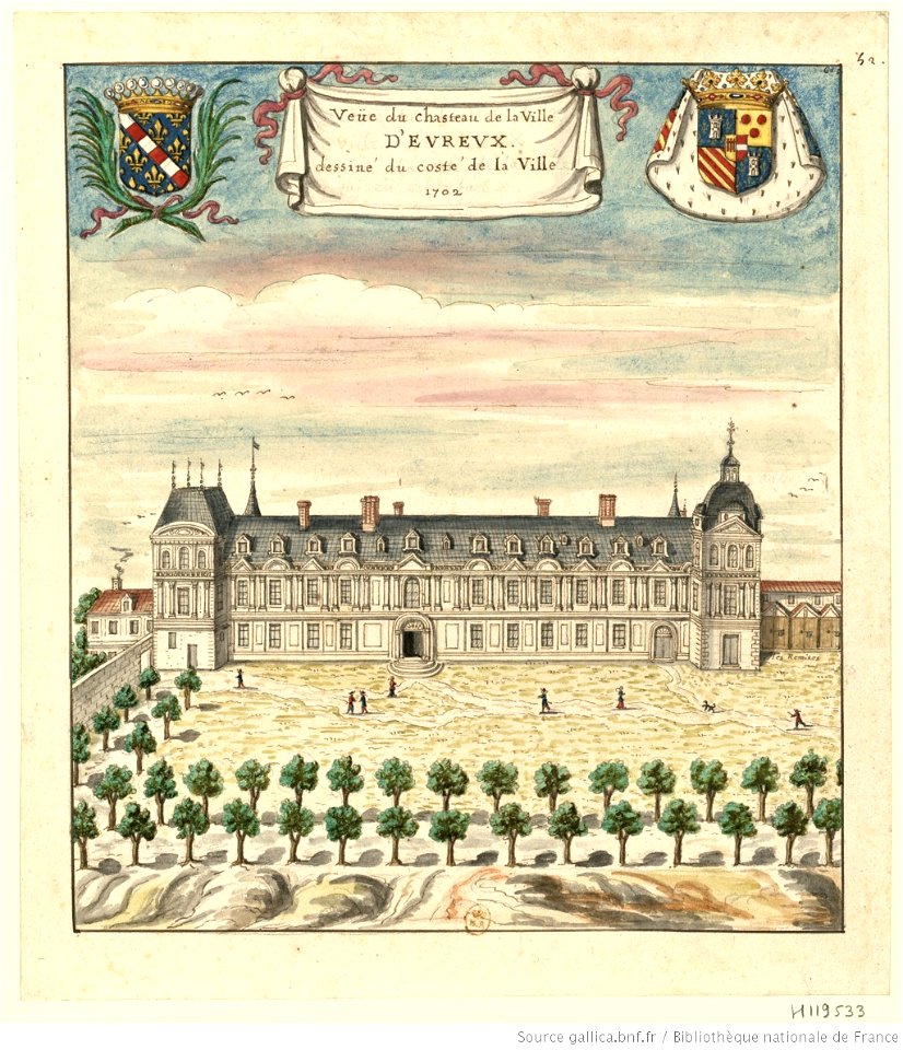 Veüe du chasteau de la (...)Boudan Louis btv1b69018087 1