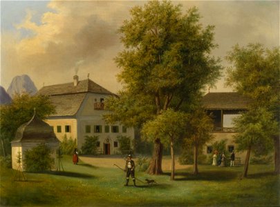 Victor Max Hutschenreiter Ausflug auf dem Land 1879