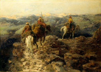 Jaroslav Věšín - Smugglers (1899). Free illustration for personal and commercial use.