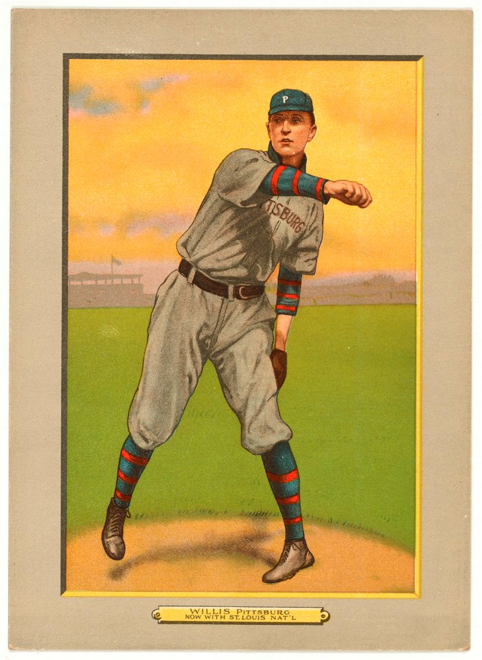 Vic Willis, Pittsburgh Pirates, St. Louis Cardinals, baseball card portrait LCCN2007685656