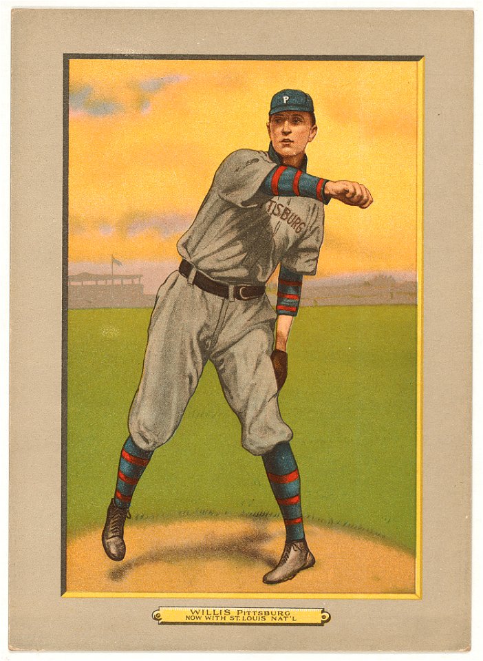 Vic Willis, Pittsburgh Pirates, St. Louis Cardinals, baseball card portrait LCCN2007685656
