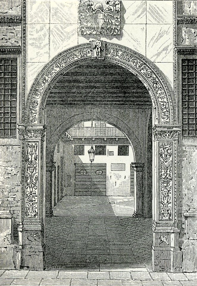 Vicenza porta del palazzo Da Schio