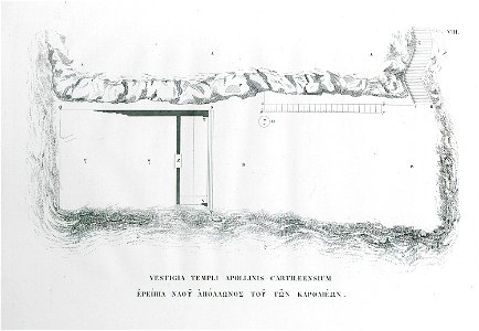 Vestigia templi Apollinis Carthaeensium - Peter Oluf Brøndsted - 1826