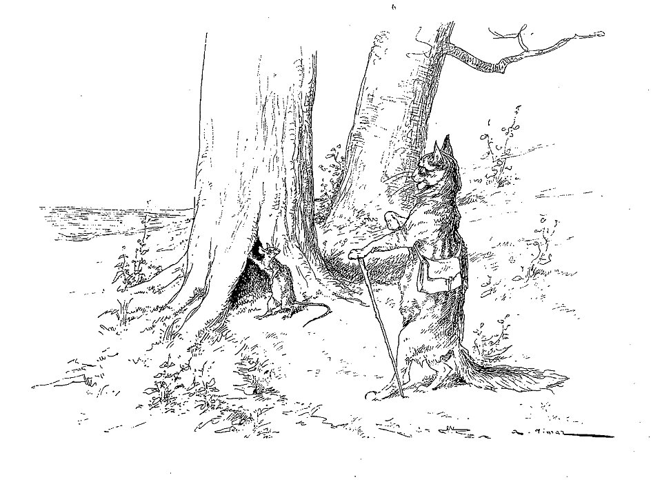 Vimar - Fables de La Fontaine - 08-21 .Le Chat et le Rat