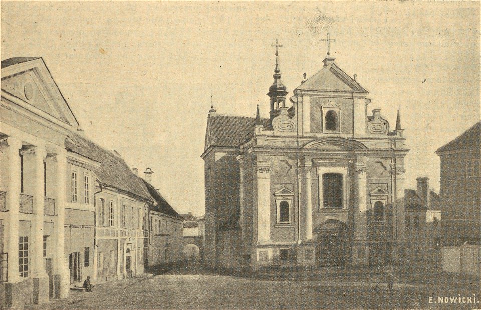 Vilnia, Konskaja, Karmelicki. Вільня, Конская, Кармэліцкі (J. Čachovič, 1870-76, 1905)