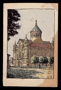 Vilnia, Pračyścienskaja. Вільня, Прачысьценская (W. Güthlen, 1917) (2)