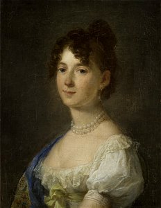 Viktoryja Niesiałoŭskaja (Radzivił). Вікторыя Несялоўская (Радзівіл) (M. Bacciarelli, 1810)
