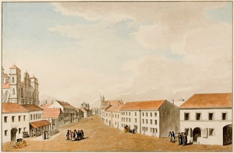Vilnia, Vialikaja. Вільня, Вялікая (J. Pieška, 1808) (2)