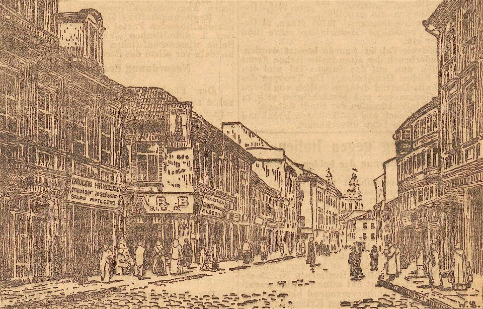 Vilnia, Niamieckaja. Вільня, Нямецкая (W. Güthlen, 1917)