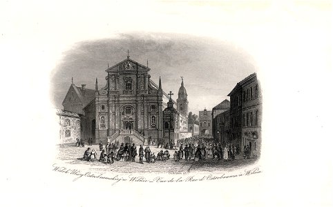 Vilnia, Vastrabramskaja, Karmelicki. Вільня, Вастрабрамская, Кармэліцкі (1862)