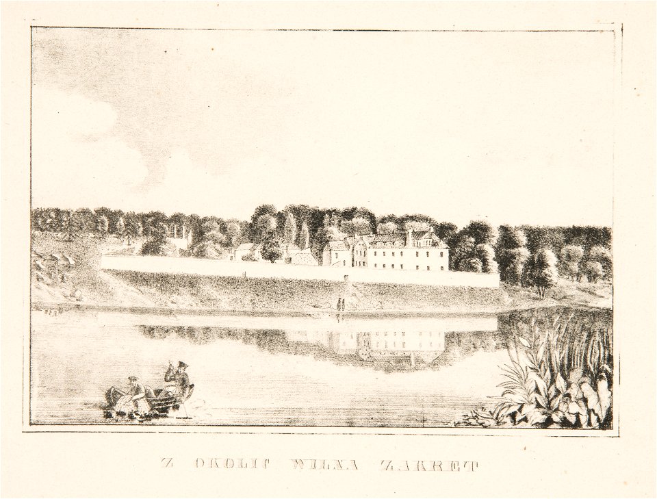 Vilnia, Vialla-Zakret, Jezuicki. Вільня, Вяльля-Закрэт, Езуіцкі (J. Aziambłoŭski, 1833-63)