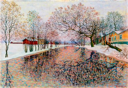 Vilho Lampi. Liminganjoki. 1934