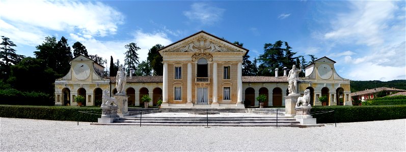 Villa Barbaro panoramica fronte Marcok