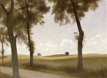 Vilhelm Hammershøi, Rønne-alleen ved Snekkersten, 1906, B 311, Davids Samling