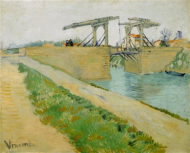 Vincent van Gogh - De brug van Langlois - Google Art Project. Free illustration for personal and commercial use.