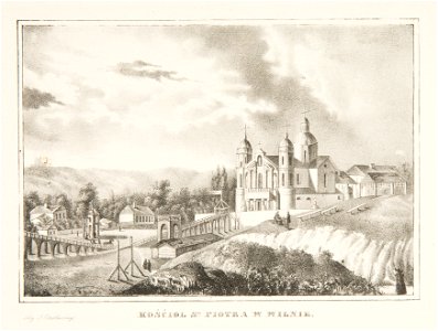 Vilnia, Antokal, Lateranski. Вільня, Антокаль, Лятэранскі (J. Aziambłoŭski, 1840) (2)