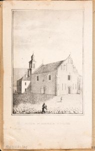 Vilnia, Śviatoha Mikałaja. Вільня, Сьвятога Мікалая (J. Aziambłoŭski, 1834-43)