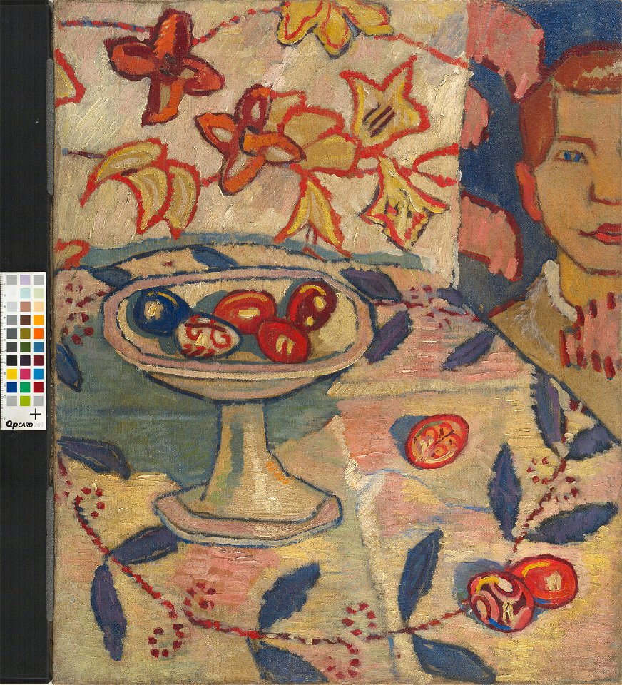 Villem Ormisson. Still life with colored eggs TKM 2659M