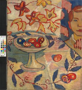 Villem Ormisson. Still life with colored eggs TKM 2659M