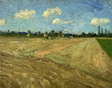 Vincent van Gogh - Geploegde akkers ('De voren') - Google Art Project. Free illustration for personal and commercial use.