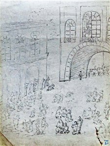 Vilnia, Vostraja Brama. Вільня, Вострая Брама (Č. Maniuška, 1842-54)
