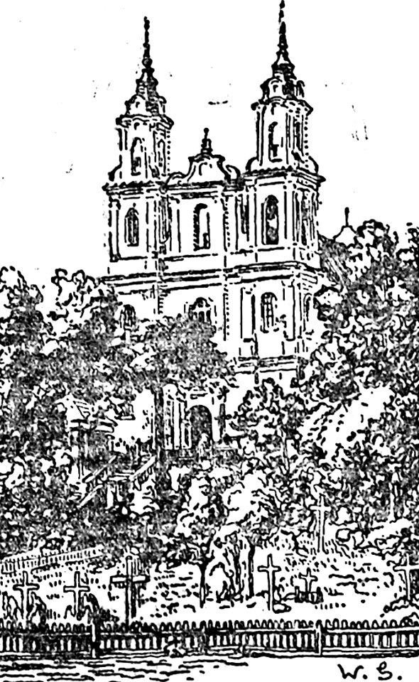 Vilnia, Kalvaryja. Вільня, Кальварыя (W. Güthlen, 1917)