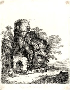 Vincent - View of a ruin