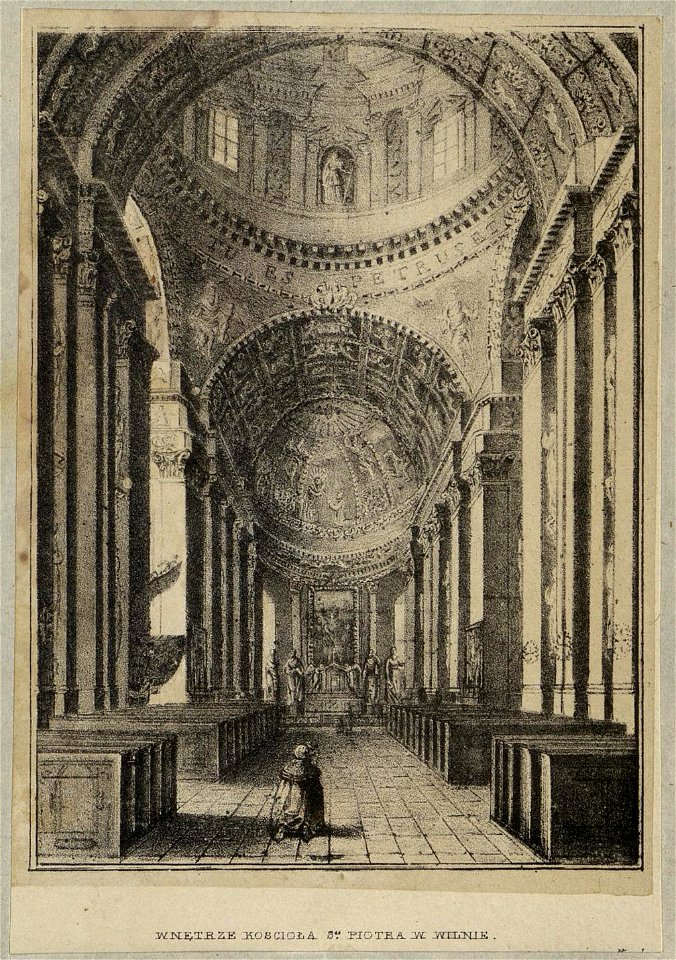 Vilnia, Antokal, Lateranski. Вільня, Антокаль, Лятэранскі (J. Aziambłoŭski, 1834-43) (2)