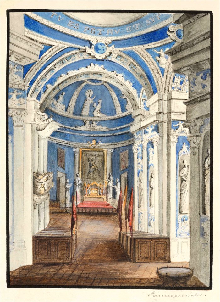 Vilnia, Antokal, Lateranski. Вільня, Антокаль, Лятэранскі (M. Januševič, 1837)