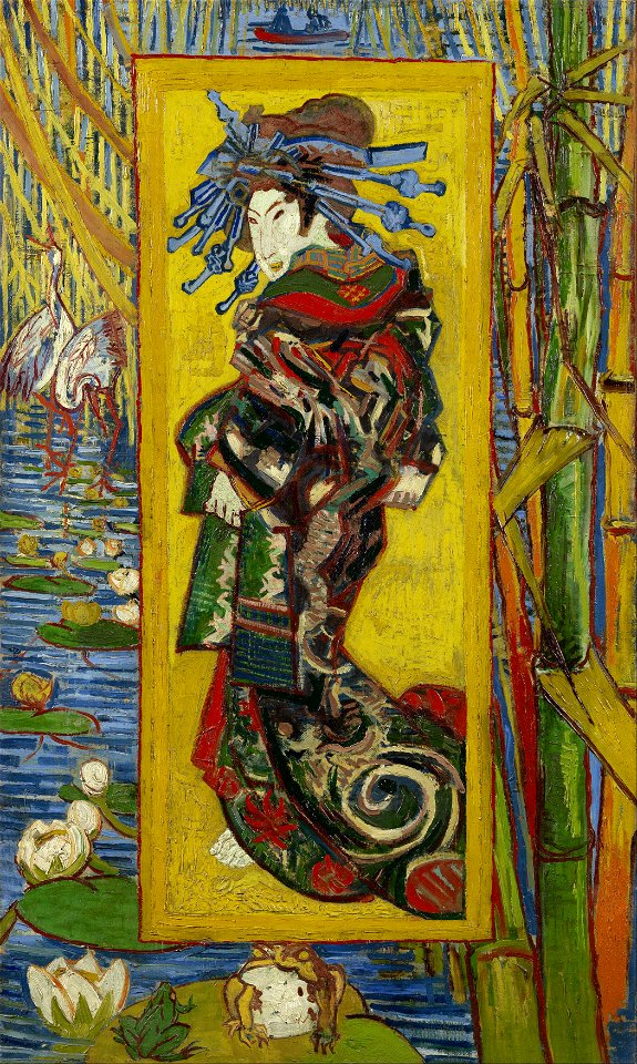 Vincent van Gogh - Courtesan- after Eisen - Google Art Project