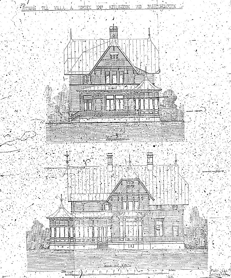 Villa Furubo ritning aug 1892c