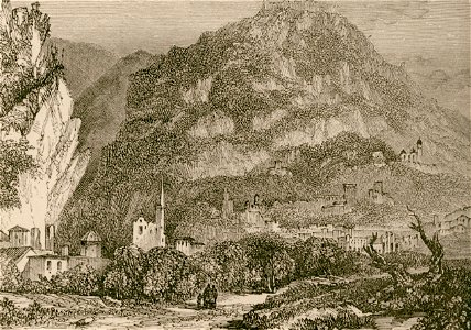 Village of Mistra - Wordsworth Christopher - 1882. Free illustration for personal and commercial use.
