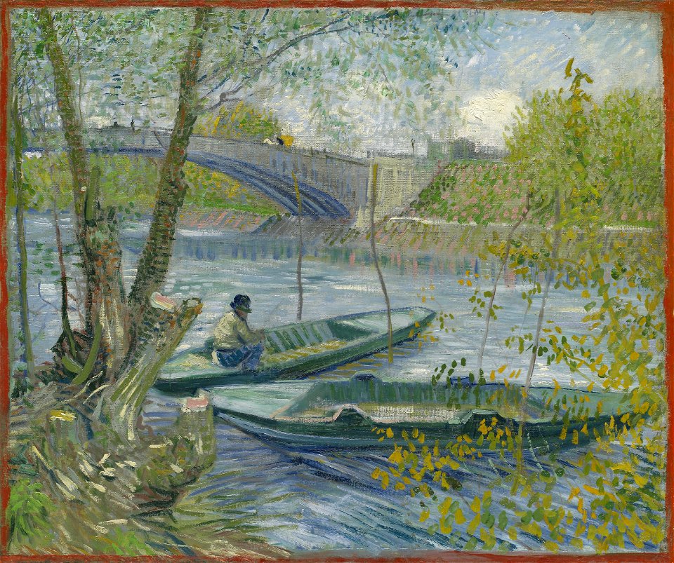 Vincent van Gogh - Fishing in Spring, the Pont de Clichy (Asnières) - 1965.1169 - Art Institute of Chicago