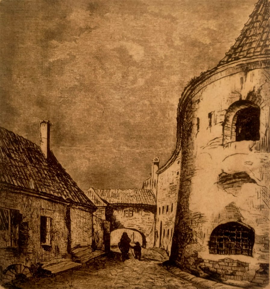 Vilnia, Lidzkaja. Вільня, Лідзкая (V. Dmachoŭski, 1870)