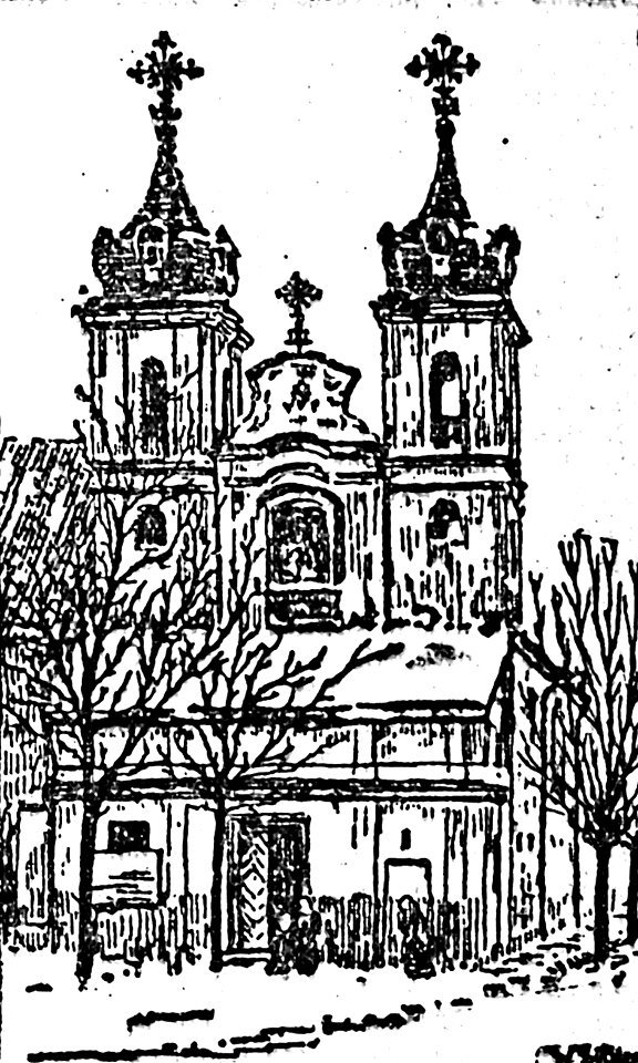 Vilnia, Ludvisarskaja, Banifracki. Вільня, Людвісарская, Баніфрацкі (W. Güthlen, 1918)