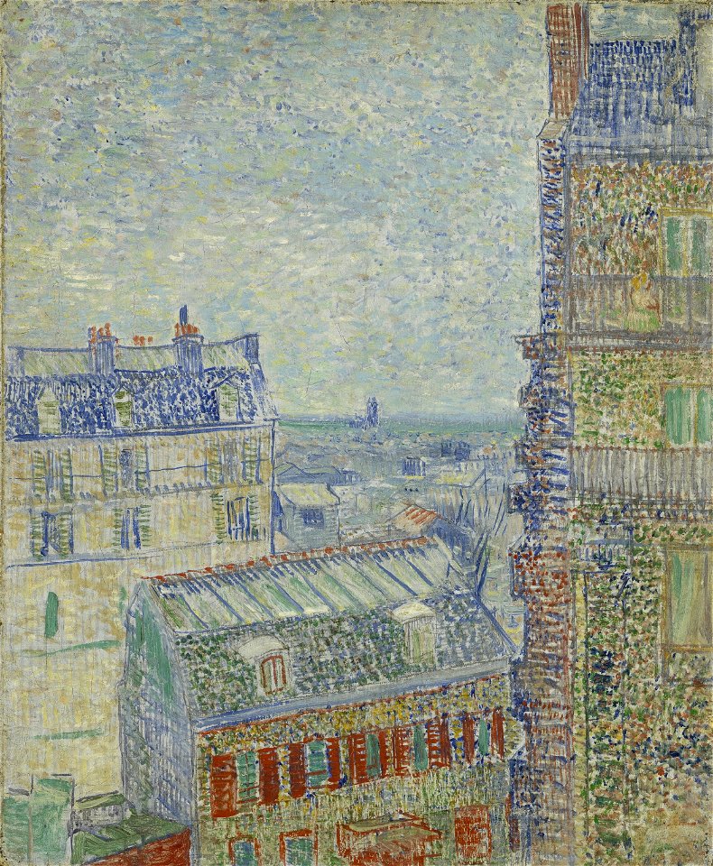 Vincent van Gogh - View from Theo’s apartment - Google Art Project