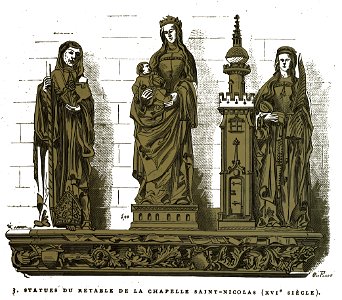 Villy le maréchal statues église 00749