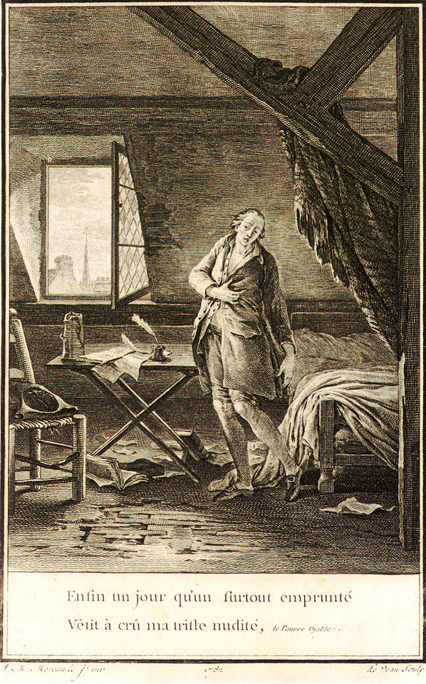 Voltaire - Le Pauvre diable - Le Veau - Moreau