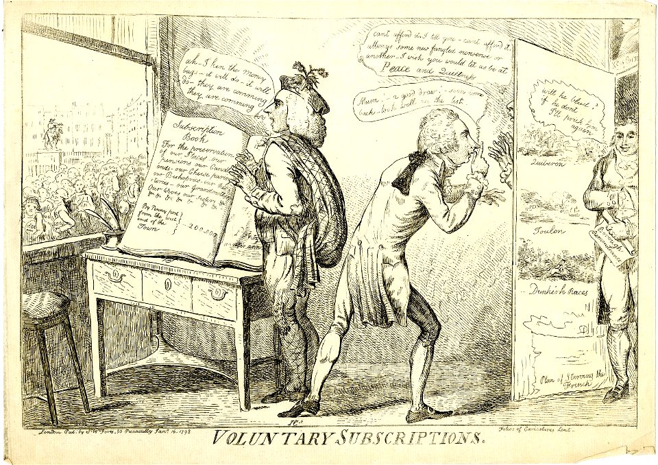 Voluntary subscriptions. (BM 1865,1111.2018)