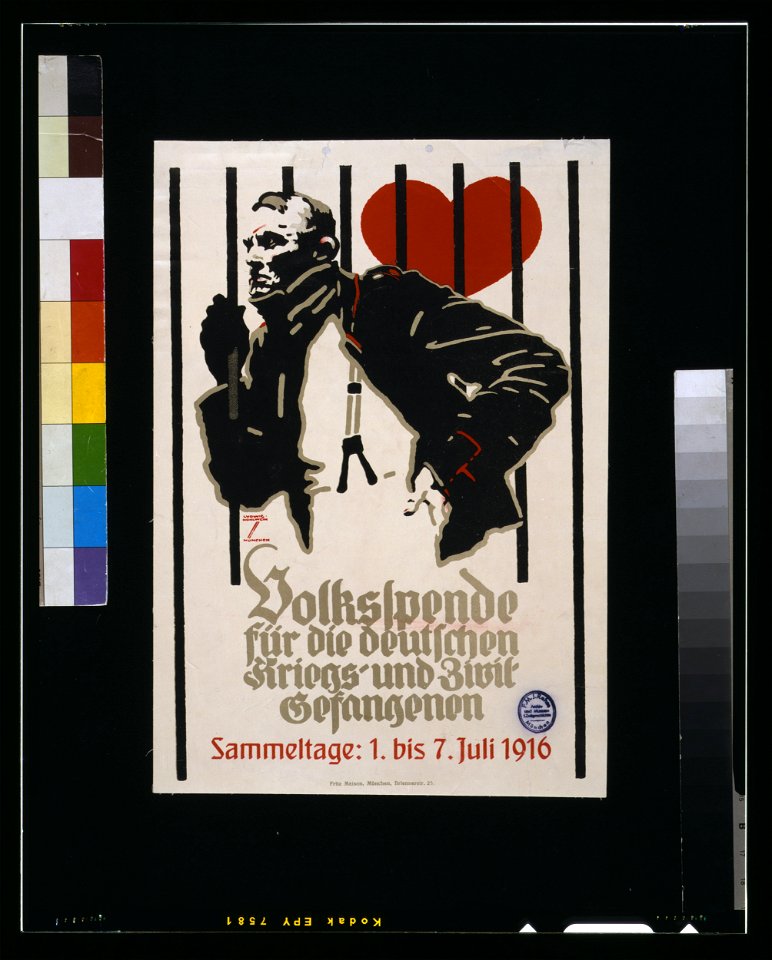 Volkspende für die deutschen Kriegs-und Zivil-Gefangenen ... - Ludwig Hohlwein, München. LCCN2004665953