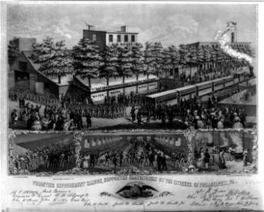 Volunteer refreshment saloon, supported gratuitously by the citizens of Philadelphia, Pa LCCN2003680581