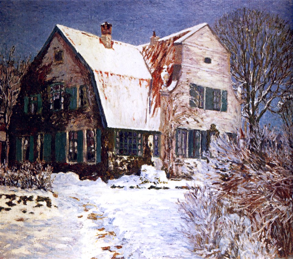 Heinrich Vogeler Barkenhoff im Schnee c1910