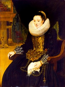 Cornelis de Vos - Portrait of a Lady. Free illustration for personal and commercial use.