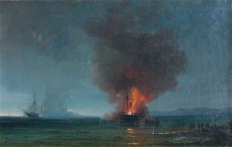 Von der Tann i brand 25 juli 1850