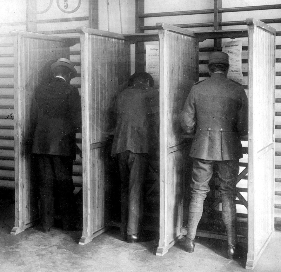 Voting at Dutch elections 1918