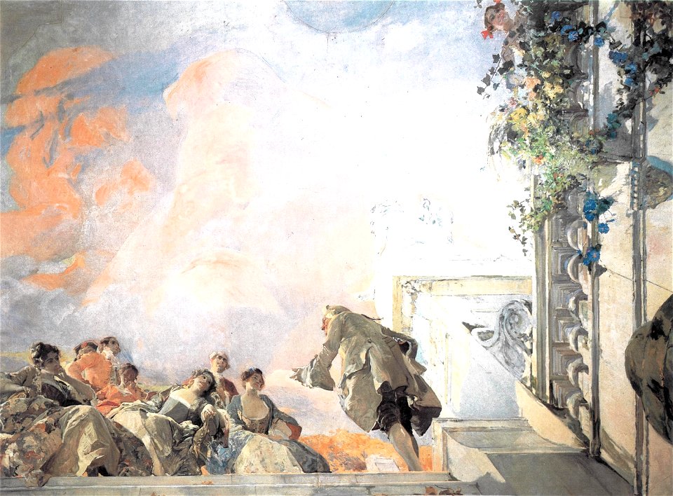 Voltaire contando un cuento (Joaquín Sorolla) 1905 300x400 cm