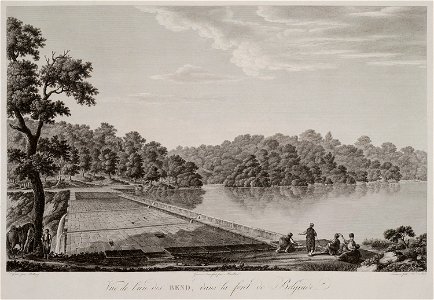Vue de l'un de Bend, dans la forêt de Belgrade - Melling Antoine Ignace - 1819